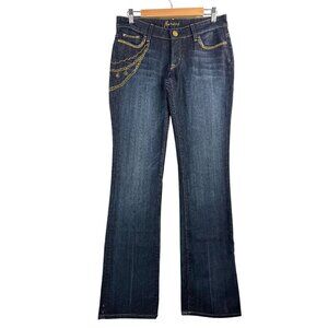 Marciano Studded rhinestones low rise flare‎ jeans Y2K 90s sz 28